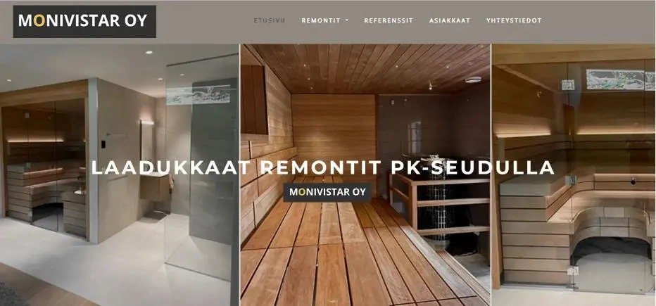 Kotisivut referenssejä Monivistar
